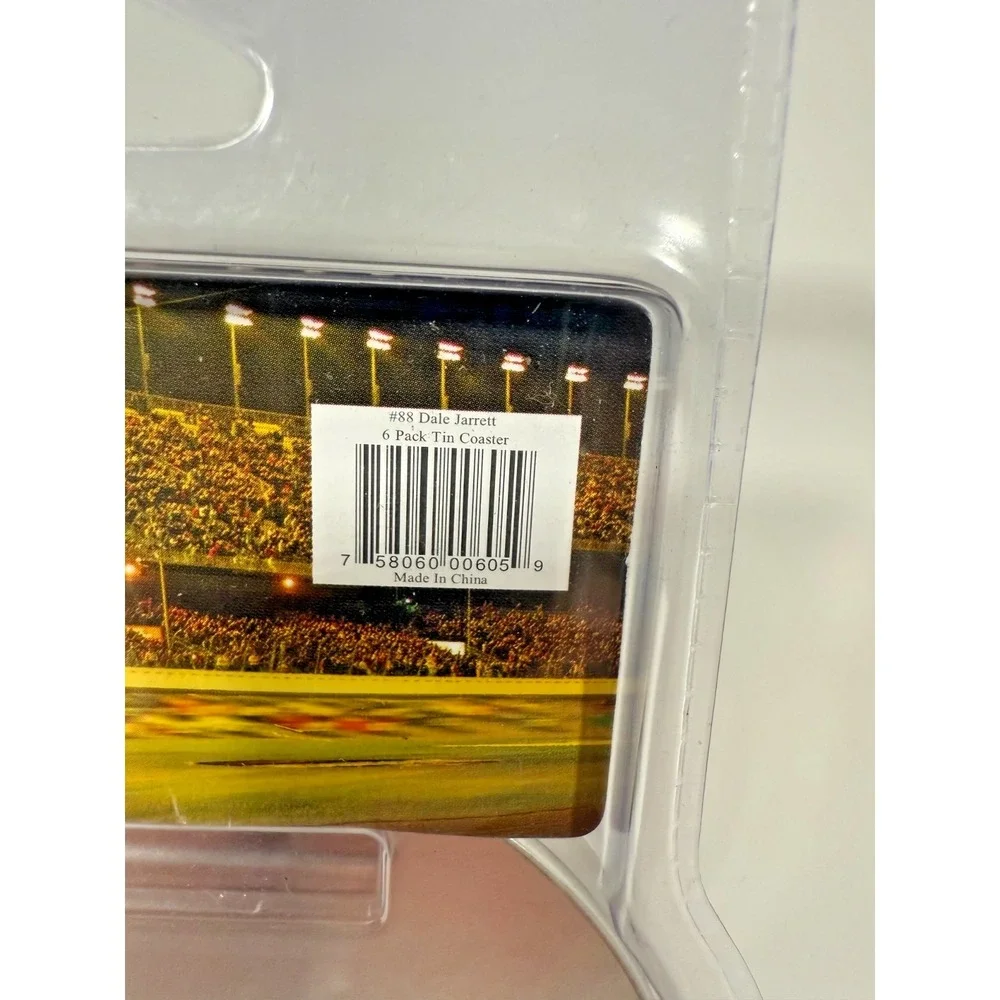 Racing Reflections NASCAR Coasters Dale Jarrett 88 UPS 6 Pack Tin New